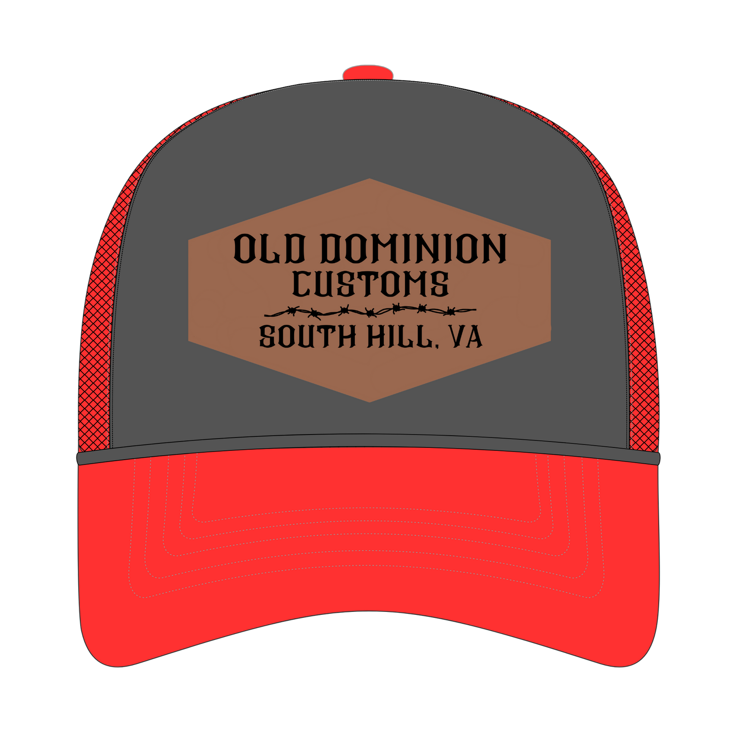 Custom Leather Patch Hats